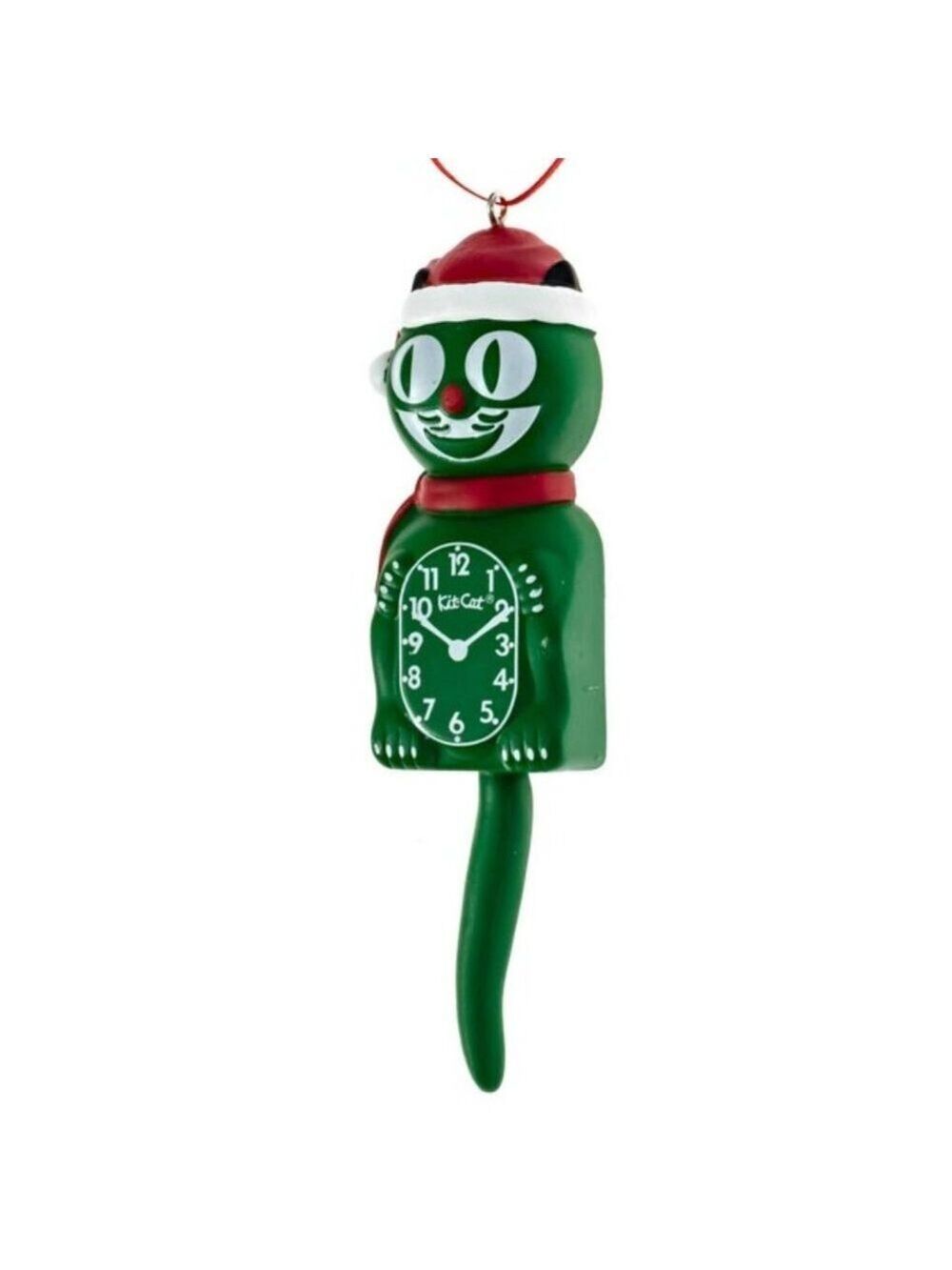 Green Kit Cat Klock Christmas Tree Ornament